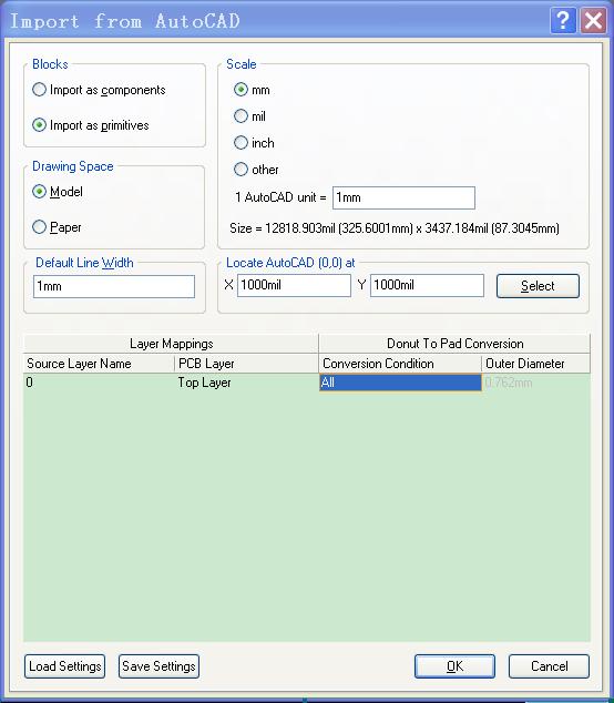 Altium Deisigner: 如何导入AutoCAD的dwg图像