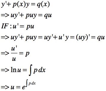 [第3集] 一阶线性常微分方程解法